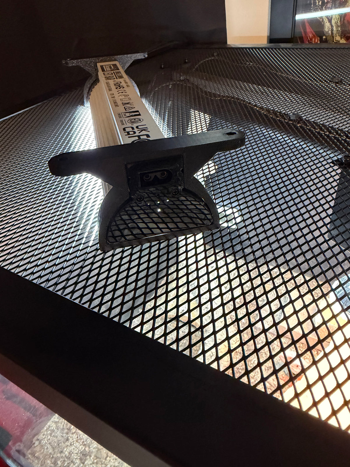 Eado 3D PETG mounting brackets for the Arcadia Jungle Dawn LED bar, set of 2, view 1
